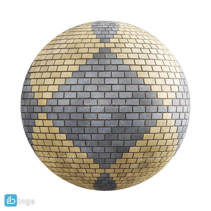 تکسچر پیاده رو طرح دار
